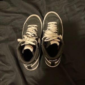 Black Suede nike blazers